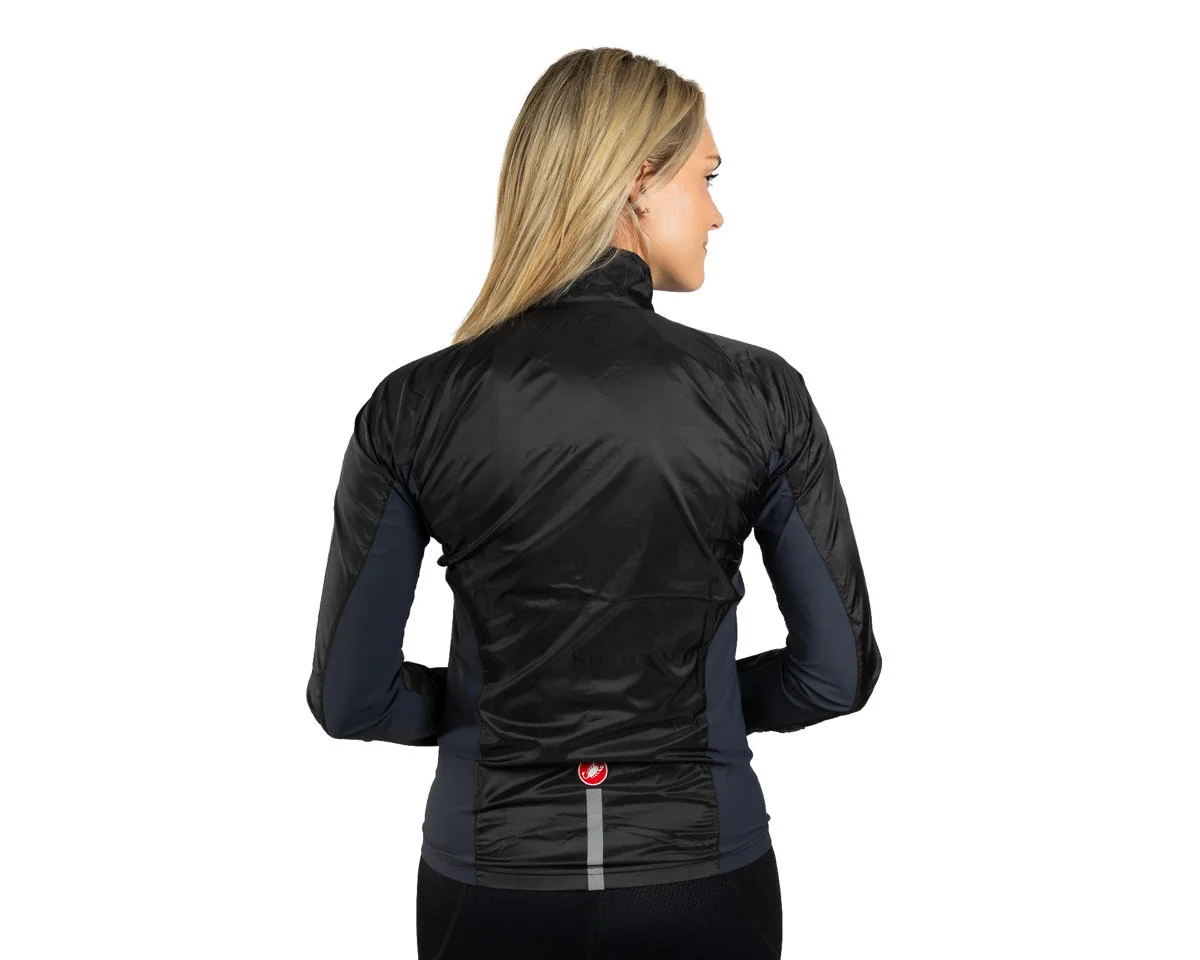Castelli Women's Squadra Stretch Jacket (Light Black/Dark Grey) (XL)